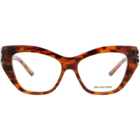 Balenciaga Women's Eyeglasses - Brown Acetate Cat Eye Full Rim Frame | BB0312O 006 ,