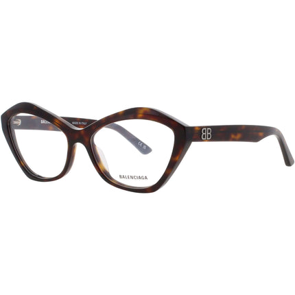 Balenciaga Women's Eyeglasses - Brown Acetate Cat Eye Full Rim Frame | BB0341O 002 ,