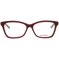 Balenciaga Women's Eyeglasses - Burgundy Acetate Cat Eye Full Rim Frame | BB0186O 003 ,