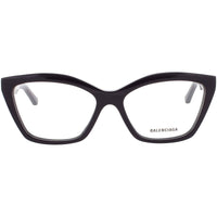Balenciaga Women's Eyeglasses - Violet Acetate Cat Eye Full Rim Frame | BB0342O 007 ,