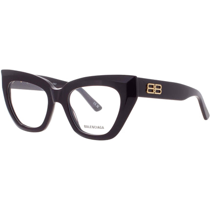 Balenciaga Women's Eyeglasses - Violet Acetate Cat Eye Full Rim Frame | BB0238O 006 ,