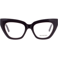 Balenciaga Women's Eyeglasses - Violet Acetate Cat Eye Full Rim Frame | BB0238O 006 ,