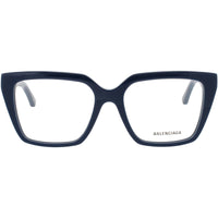 Balenciaga Women's Eyeglasses - Blue Acetate Square Shape Full Rim Frame | BB0130O 011 ,