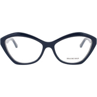 Balenciaga Women's Eyeglasses - Blue Acetate Cat Eye Full Rim Frame | BB0341O 005 ,