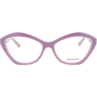 Balenciaga Women's Eyeglasses - Violet Acetate Cat Eye Full Rim Frame | BB0341O 007 ,