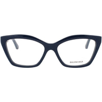Balenciaga Women's Eyeglasses - Blue Acetate Cat Eye Full Rim Frame | BB0342O 009 ,