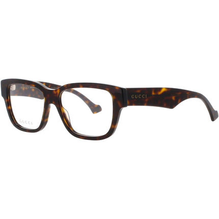 Gucci Men's Eyeglasses - Brown Acetate Square Shape Full Rim Frame | GG1428O 005 ,