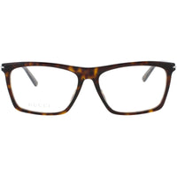 Gucci Men's Eyeglasses - Havana Acetate Square Shape Full Rim Frame | GG1445O 006 ,