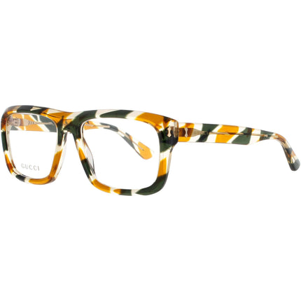 Gucci Men's Eyeglasses - Brown Acetate Square Shape Full Rim Frame | GG1462O 003 ,