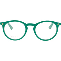 Gucci Men's Eyeglasses - Green Acetate Round Shape Full Rim Frame | GG0121O 008 ,