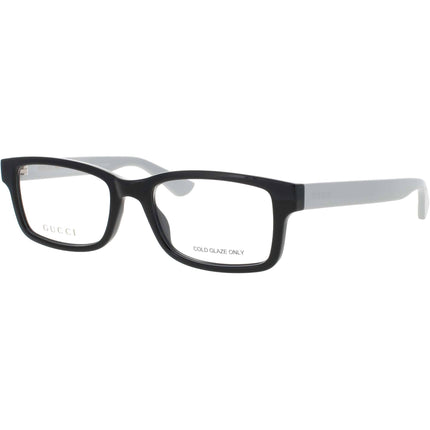 Gucci Men's Eyeglasses - Black/Grey Acetate Rectangular Full Rim Frame | GG1717O 005 ,