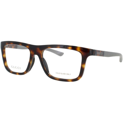 Gucci Men's Eyeglasses - Havana/Grey Acetate Square Shape Full Rim Frame | GG1737O 002 ,