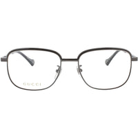 Gucci Men's Eyeglasses - Ruthenium Metal Square Shape Full Rim Frame | GG1102O 002 ,