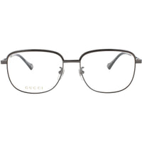 Gucci Men's Eyeglasses - Ruthenium Metal Square Shape Full Rim Frame | GG1102O 005 ,