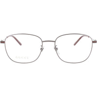 Gucci Men's Eyeglasses - Ruthenium Metal Square Shape Full Rim Frame | GG1126OA 001 ,