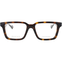 Gucci Men's Eyeglasses - Havana Acetate Square Shape Full Rim Frame | GG1729O 002 ,