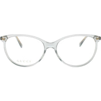 Gucci Women's Eyeglasses - Grey Acetate Cat Eye Shape Full Rim Frame | GG0550O 018 ,