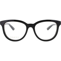Gucci Women's Eyeglasses - Black Acetate Cat Eye Shape Full Rim Frame | GG1687O 001 ,