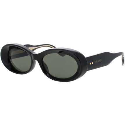 Gucci Women's Sunglasses - Black Acetate Cat Eye Shape Full Rim Frame | GG1527S 001 ,