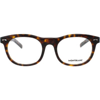 Mont Blanc Men's Eyeglasses - Havana Acetate Square Shape Full Rim Frame | MB0229O 006 ,