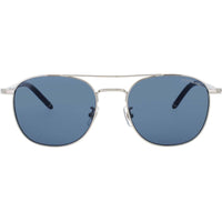 Mont Blanc Men's Sunglasses - Silver/Blue Metal Pilot Full Rim Frame | MB0271S 008 ,