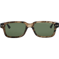 Mont Blanc Men's Sunglasses - Brown Acetate Rectangular Full Rim Frame | MB0286S 004 ,