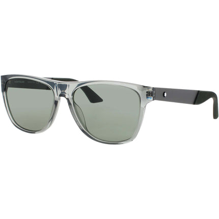 Mont Blanc Men's Sunglasses - Ruthenium Acetate Square Full Rim Frame | MB0298S 003 ,