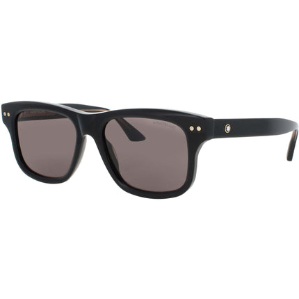 Mont Blanc Men's Sunglasses - Black Acetate Square Shape Full Rim Frame | MB0319S 001 ,