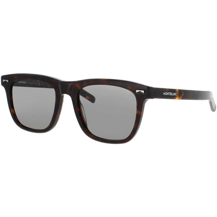 Mont Blanc Men's Sunglasses - Havana Acetate Square Shape Full Rim Frame | MB0226S 002 ,