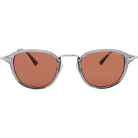 Mont Blanc Men's Sunglasses - Grey/Silver Acetate/Metal Full Rim Frame | MB0336S 004 ,