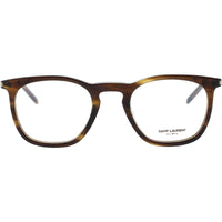 Saint Laurent Men's Eyeglasses - Havana Acetate Square Full Rim Frame | SL-623 005 ,