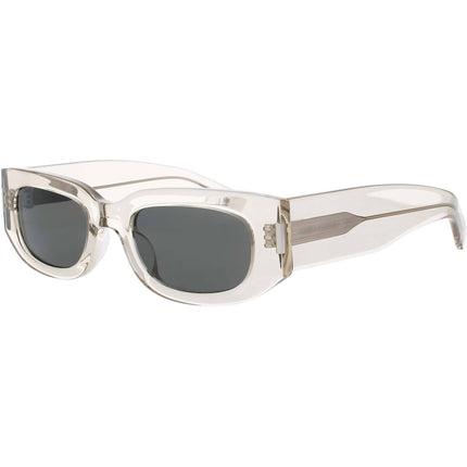 Saint Laurent Men's Sunglasses - Beige Acetate Rectangular Full Rim Frame | SL-697 003 ,