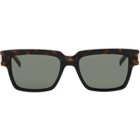Saint Laurent Men's Sunglasses - Havana Acetate Square Full Rim Frame | SL-732 003 ,