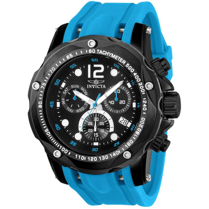 Invicta Men's Watch - Speedway Quartz Chronograph Black Dial Blue Strap | 20075 ,