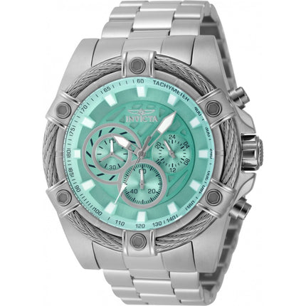 Invicta Men's Watch - Bolt Quartz Turquoise Dial Stainless Steel Bracelet | 45874 ,