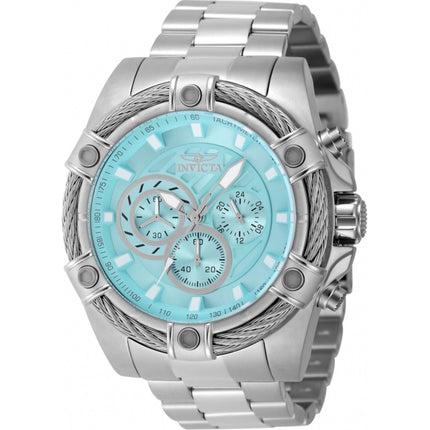 Invicta Men's Watch - Bolt Quartz Light Blue Dial Stainless Steel Bracelet | 48865 ,