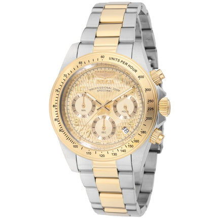 Invicta Men's Watch - Speedway Quartz Gold Tone Dial Two Tone Bracelet | 49908 ,