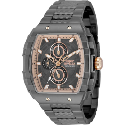 Invicta Men's Watch - S1 Rally Quartz Black Dial Gunmetal Steel Bracelet | 50239 ,