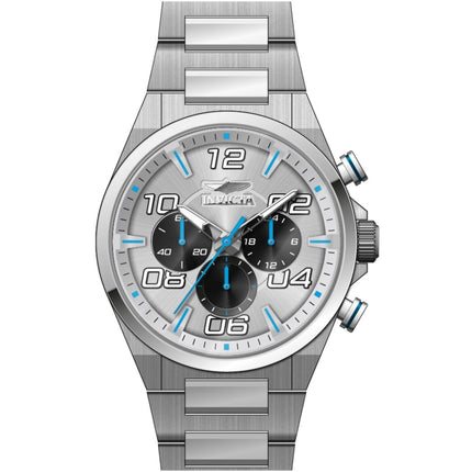 Invicta Men's Watch - Speedway Silver Tone Dial Stainless Steel Bracelet | 50423 ,