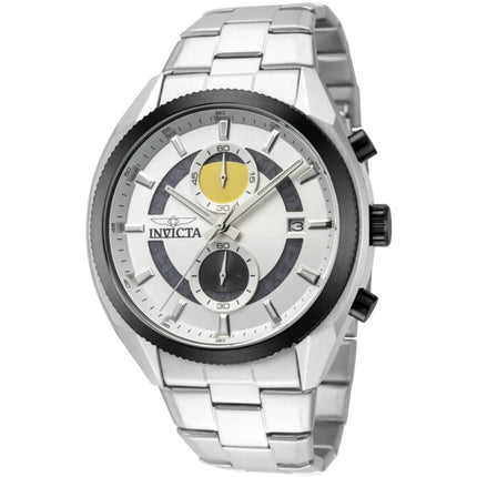 Invicta Men's Watch - Speedway Chronograph Silver Stainless Steel Bracelet | 50437 ,