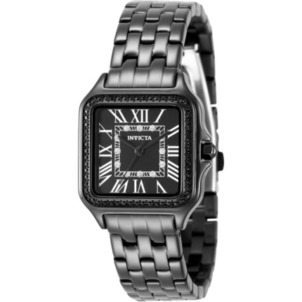 Invicta Women's Watch - Angel Quartz Black Dial Stainless Steel Bracelet | 50581 ,