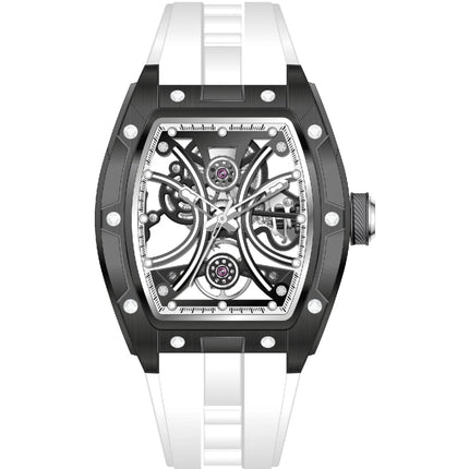 Invicta Men's Watch - S1 Rally Automatic Black and Silver Dial White Strap | 69525 ,