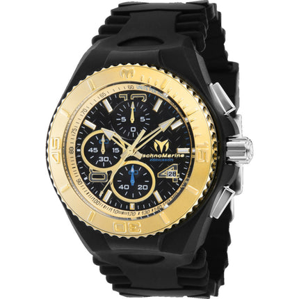 Technomarine Men's Watch - Cruise JellyFish Chronograph Black Dial Strap | TM-115111 ,