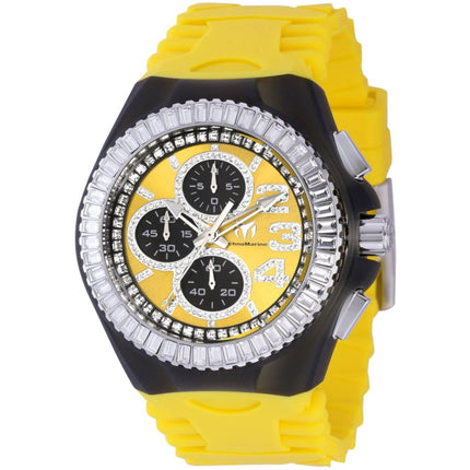 Technomarine Men's Watch - Cruise Quartz Chronograph Yellow Silicone Strap | TM-121184 ,