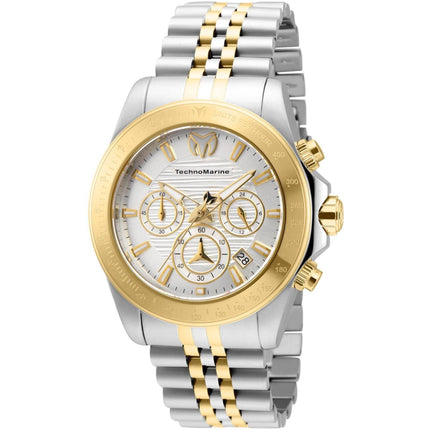Technomarine Men's Watch - Manta Quartz Chronograph Two Tone Bracelet | TM-219020 ,