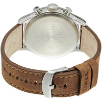 Timex Men's Watch - Waterbury Chronograph Black Dial Tan Leather Strap | TW2R70900VQ ,