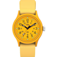 Timex Men's Watch - Mk1 Quartz Yellow Dial Slip-Thru Fabric Strap | TW2W91200VQ ,