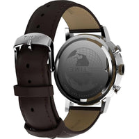 Timex Men's Watch - Midtown Chronograph Green Dial Brown Leather Strap | TWH6Z6010VQ ,