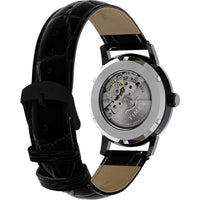 Timex Men's Watch - Marlin Automatic Black Dial Leather Strap Day-Date | TWH6Z9010VQ ,