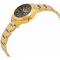 Seiko Women's Watch - 5 Automatic Black Dial Yellow Gold Bracelet | SYMD96K1 ,
